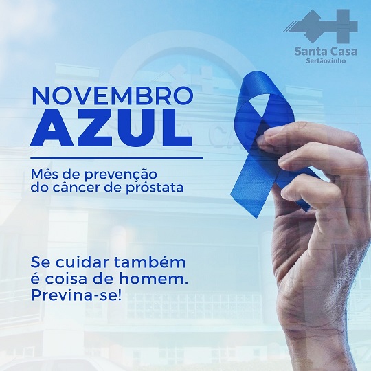 Novembro azul: mês de prevenção ao câncer de próstata