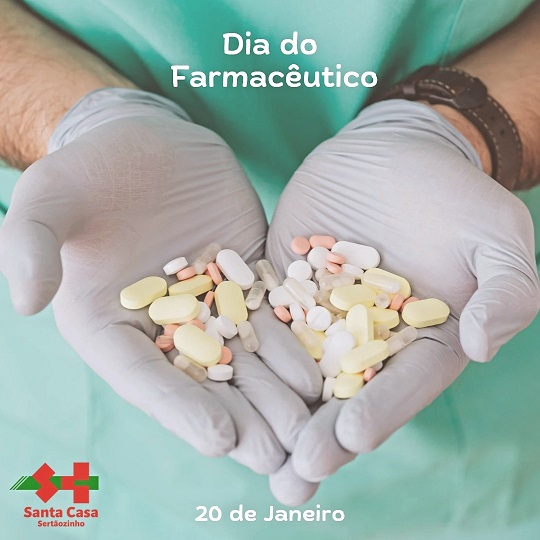 Santa Casa de Sertãozinho parabeniza farmacêuticos pelo seu dia!