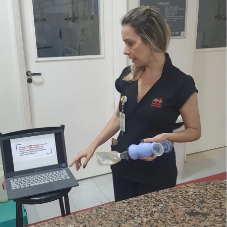 Equipe da pediatria recebe treinamento de Ressuscitação Cardiopulmonar